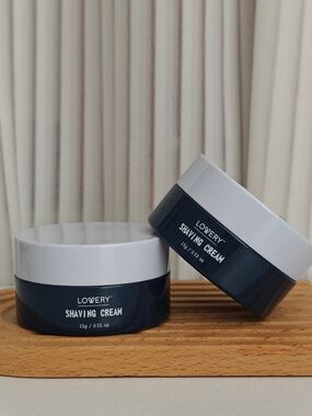 New Lovery Shaving Cream Travel Size 15g/ 0.53 oz each x 2